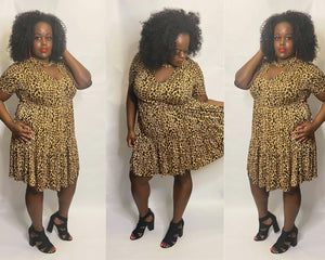 He Can't Resist- Plus Size Dress